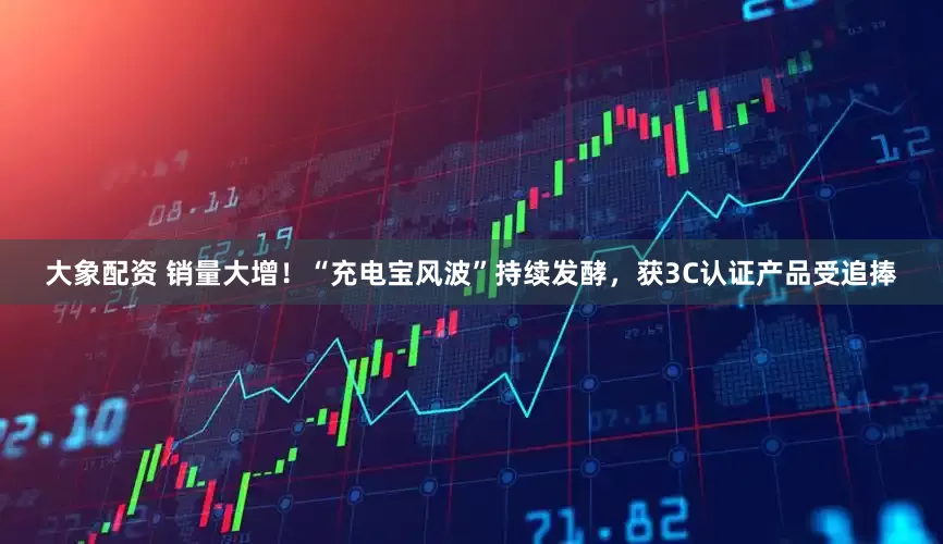 大象配资 销量大增！“充电宝风波”持续发酵，获3C认证产品受追捧
