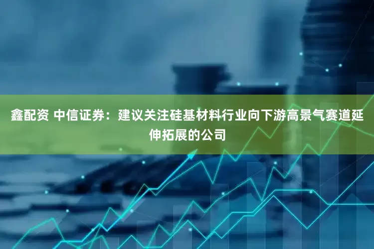 鑫配资 中信证券：建议关注硅基材料行业向下游高景气赛道延伸拓展的公司