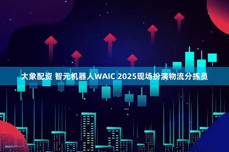 大象配资 智元机器人WAIC 2025现场扮演物流分拣员