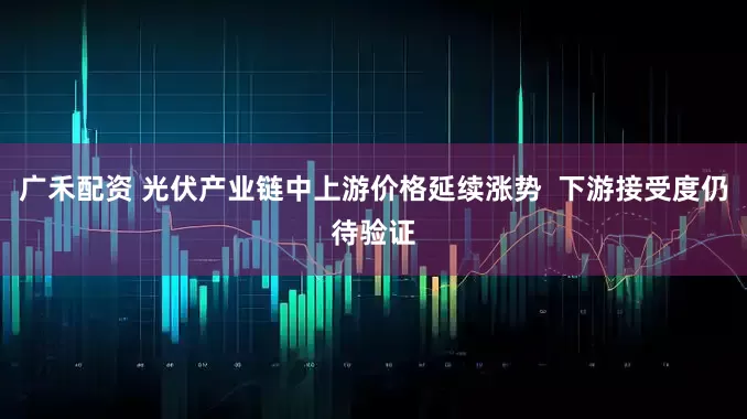 广禾配资 光伏产业链中上游价格延续涨势  下游接受度仍待验证